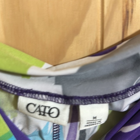 CATO Floral Women's Skirt in Purple and Blue - Picture 2 of 4